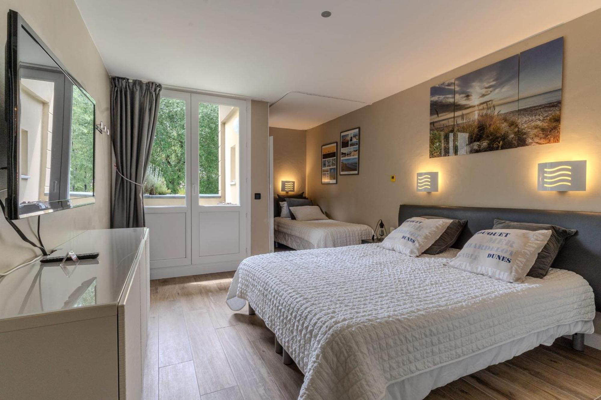 Very Nice Flat For 5 With Swimming Pool Tennis Court And Free Park Le Touquet 외부 사진